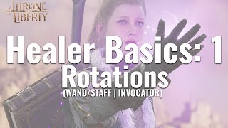 Healer Basics Part 1 Beginner’s Guide to StaffWand Healing Rotation Invocator [upl. by Casper87]