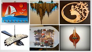 Creative Scrap Wood Wall Decor and Art Ideas [upl. by Clifford]