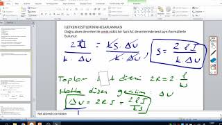 İletken Kesiti Hesaplanması 2 [upl. by Swirsky]