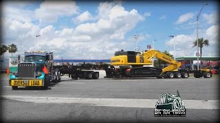 Deberadini Heavy Haul  En Route with a Komatsu PC490 [upl. by Akcirderf840]