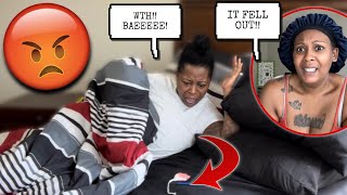 LEAVING A “USED TAMPON” IN THE BED PRANK ON WIFE SHE FREAKED OUT [upl. by Annyahs225]