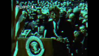 JFK Moon Speech Remix Music Video [upl. by Pauletta703]