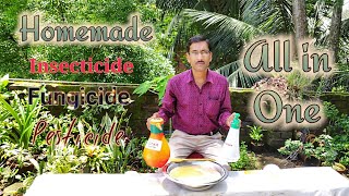 How to make Insecticide Pesticide  Fungicide  Antibiotics Miracle All in one Solution [upl. by Aleik]