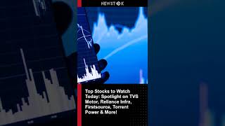 Top Stocks to Watch Today Spotlight on TVS Motor [upl. by Enttirb]