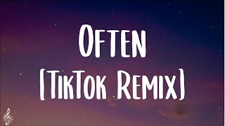 The Weeknd  Often Lyrics  She asked me if I do this everyday I said often TikTok Song [upl. by Flss]