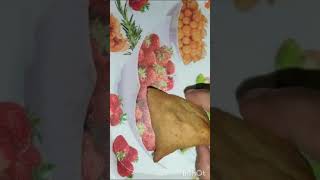 Airfryer samosa😋 samosa viral shorts [upl. by Meit]