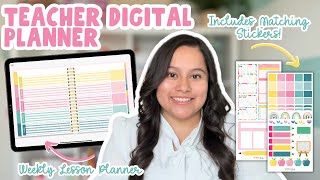 The Best Digital Planner for Teachers 🍎 That You Can Use Forever✨ [upl. by Indira]