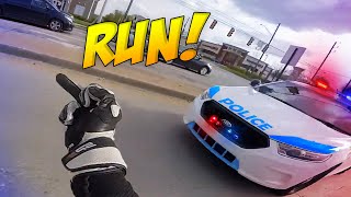 BIKERS VS COPS  Best Motorcycle Police Chase Compilation 2023 [upl. by Bounds]