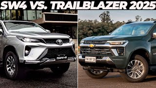 CHEVROLET TRAILBLAZER 2025 VS TOYOTA SW4 QUAL É O MELHOR SUV 7 LUGARES [upl. by Notselrahc687]