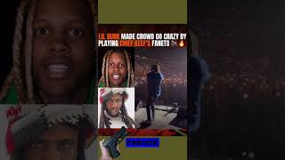 Lil Durk Made Crowd Go Crazy …😱📈shorts mybloopers lildurk kingvon chiefkeef concert viral [upl. by Ramahs]