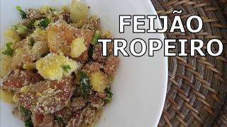 Como fazer feijão tropeiro vegano [upl. by Oirtemed]