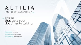 Altilia Intelligent Automation  Video Demo [upl. by Airan244]