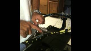 How to string a tennis racket  Part 1 of 7 [upl. by Revell136]