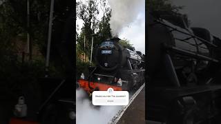 The REAL Harry Potter Steam train The Jacobite leaving the station for Hogwarts [upl. by Hcone]