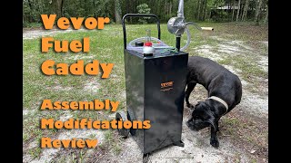 Vevor Fuel Caddy  Assembly Modifications and Review [upl. by Steddman]