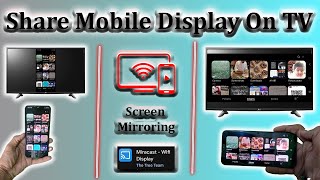 How to connect mobile to TV wireless 4K TV  screen mirroring smart tv  Dawlance GSMART 4K TV [upl. by Brock]