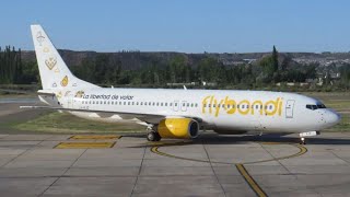 Flybondi  Boeing 737800  LVKJD  Neuquén NQN  Buenos AiresAeroparque AEP [upl. by Etessil565]