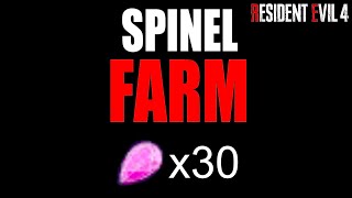 30 Spinels FAST Resident Evil 4 spinel farm [upl. by Sharai265]