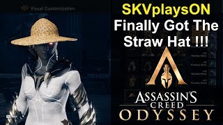 Assassins Creed Odyssey  How To Get The Straw Hat Might be outdated method Check Date of Upload [upl. by Kath516]