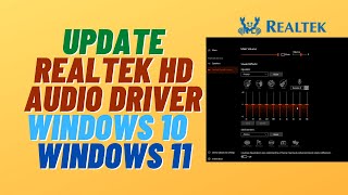 How to Download and Update Realtek HD Audio Driver on Windows 10 or Windows 11 [upl. by Zap893]