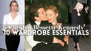 CAROLYN BESSETTEKENNEDY 10 WARDROBE ESSENTIALS  90s Minimalism Beyond Quiet Luxury [upl. by Zandra]