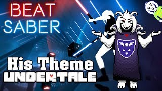 Beat Saber  His Theme  Undertale custom song  FC [upl. by Jezabella]