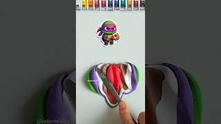 How to Draw DONATELLO from TMNT Easy in 15 Seconds  Shorts MrUsegoodART [upl. by Ainolloppa500]