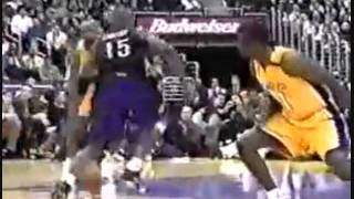 Vince Carter NASTIEST dunk on Lakers [upl. by Ynnavoeg]