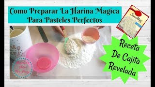 Receta Casera De Harina De Caja Para Pasteles PerfectosMagic Mix Cake [upl. by Zeuqcaj]