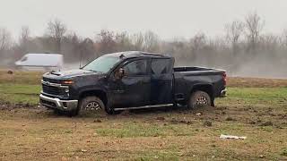 Live Pickup hydroplanes off I44 overturning near Duenweg [upl. by Dorr869]