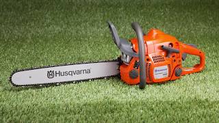 Husqvarna 440 40cc 2cycle 18in Gas Chainsaw [upl. by Ovatsug770]