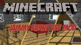 Minecraft Mod Showcase Jammy Furniture Mod [upl. by Marienthal513]