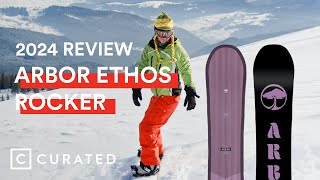 2024 Arbor Ethos Rocker Snowboard Review  Curated [upl. by Doherty362]