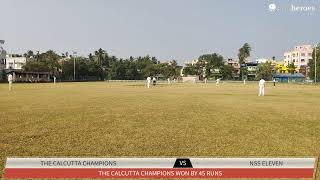 Live Cricket Match  The Calcutta Champions vs NSS ELEVEN  16Nov24 0940 AM 20 overs  Bilateral [upl. by Swenson957]