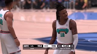 NBA 2K25 Gameday Mode  GRIZZLIES vs LAKERS FULL GAME HIGHLIGHTS [upl. by Urbas]