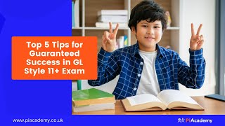 Top 5 Tips for Guaranteed Success in GL Style 11 Exam  PiAcademy [upl. by Ajnat518]