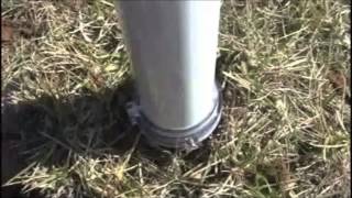 Telescoping Flag Pole Installation [upl. by Kerianne]