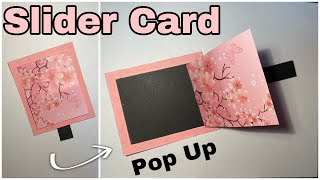 Slider POP UP Card  DIY Interactive Cards  ScrapbookExplosion Box [upl. by Anis530]