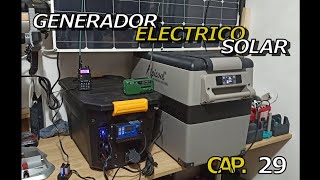 ENERGIA GRATIS  Como HACER Generador ELECTRICO Solar PORTATIL 🔌Aventura al límite Cap29🔌 [upl. by Attenwahs]