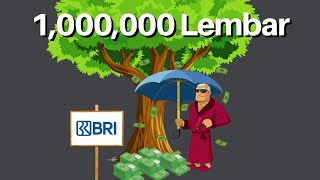 Cara Menanam 1000000 Lembar Saham Bank BRI [upl. by Dove597]