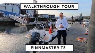 Finnmaster T8  £110K Walkthrough Tour  An unbelievable specification for a truly special boat [upl. by Fleischer]