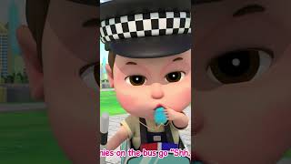 Wheels on the Bus Song  Part 3  Shorts NurseryRhymes KidsSongs WheelsontheBus [upl. by Aenal]