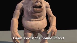 Giant Footsteps Sound Effect [upl. by Colis]