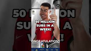 Cristiano Ronaldo Hits 1 Billion Followers 🚀 shorts [upl. by Eissoj415]