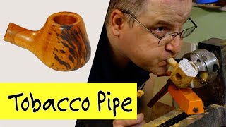 How to Make a Tobacco Pipe  A Beginner is Making a Thing  Process Walk Through [upl. by Raines874]