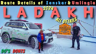 Zanskar amp Umlingla 2024 Roadtrip Details  Ladakh Roadtrip Plan travelvlog ladakh scorpio [upl. by Templeton]