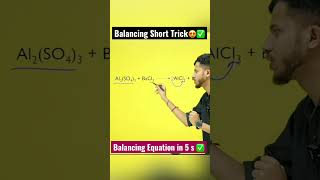 Balancing Chemical Equation Short Trick 😱😳How to balance a chemical Equation Trickshortsscience [upl. by Dragelin]