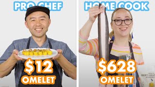 628 vs 12 Omelet Pro Chef amp Home Cook Swap Ingredients  Epicurious [upl. by Shana]