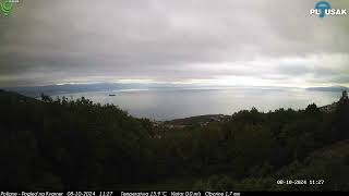 Poljane  Pogled na Kvarner  08102024  Day  TimeLapse [upl. by Rior866]