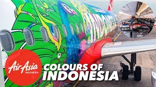 AirAsia Flight QZ267 Singapore to Jakarta  Special Livery “Colours of Indonesia” VLOG [upl. by Kay619]